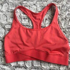 Victoria's Secret mesh detail racerback sports bra